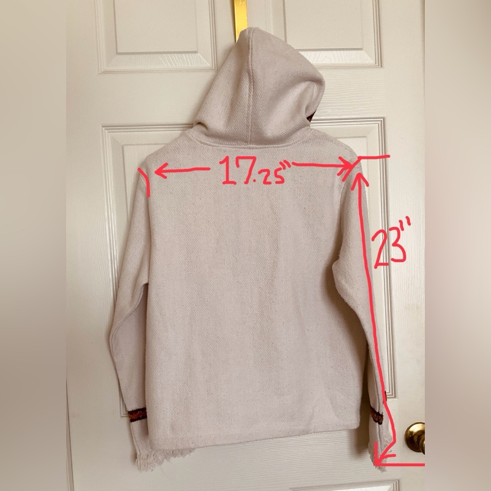 RARE-ISH, HOODIE JACKET. BAJA STYLE HOODIE. - Picture 10 of 14
